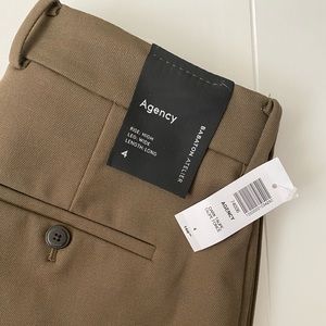Aritzia Agency Pant Dark Taupe